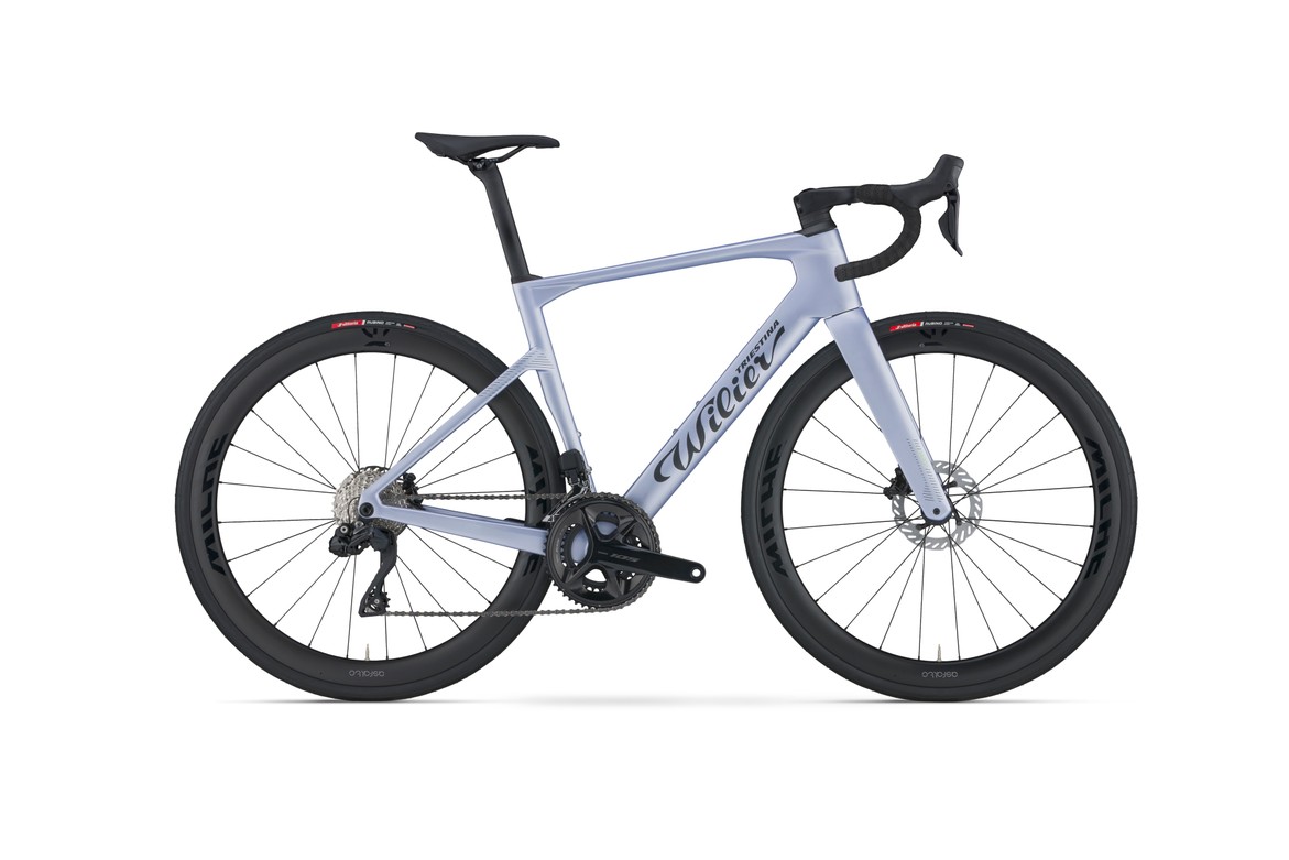 Wilier RAPIDA+105 Di2 2x12+ASFALTO 45 Carbon - Dusk Grey