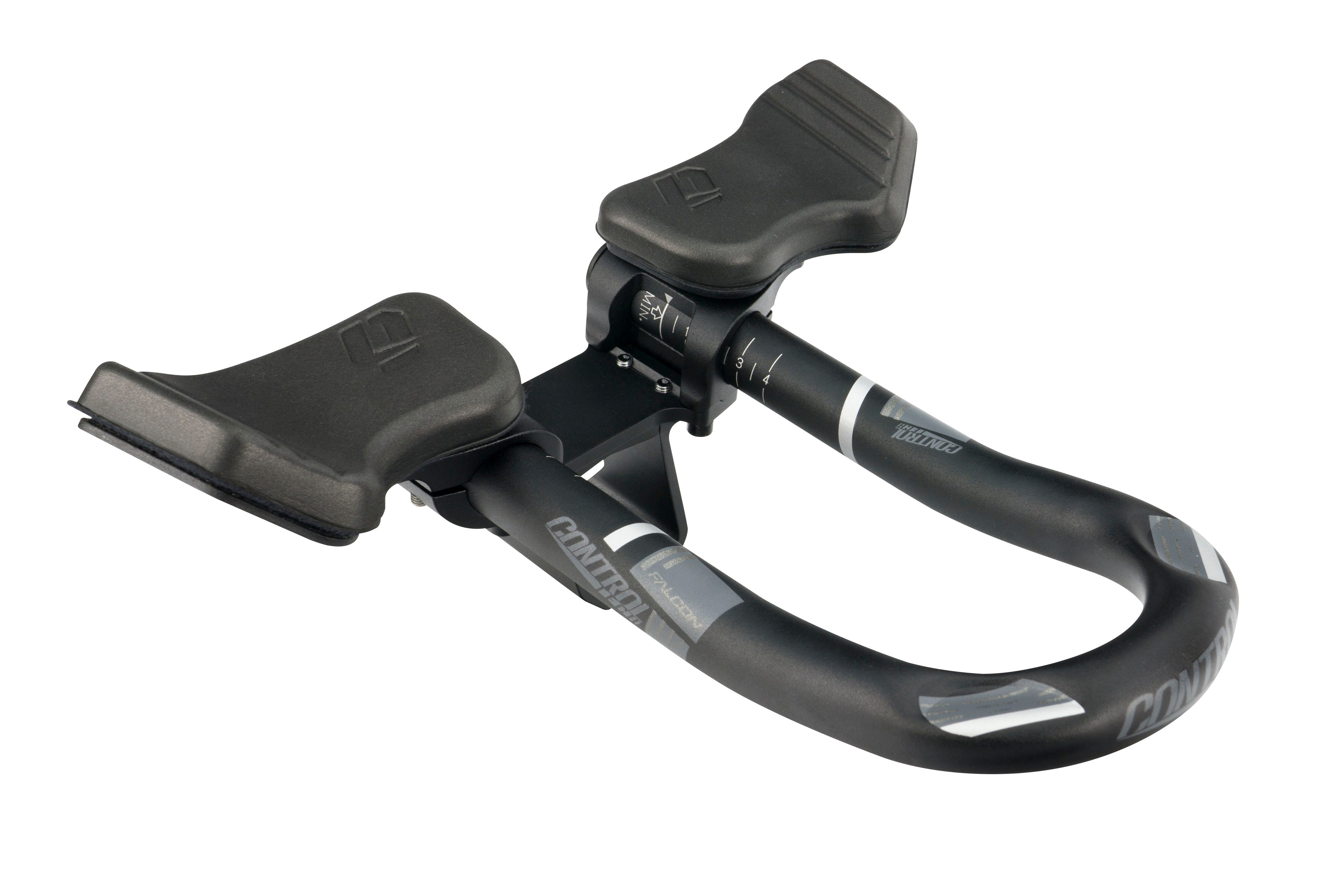 Triatlonová hrazda CONTROLTECH FALCON CLIP-ON na představec ,Al,černá