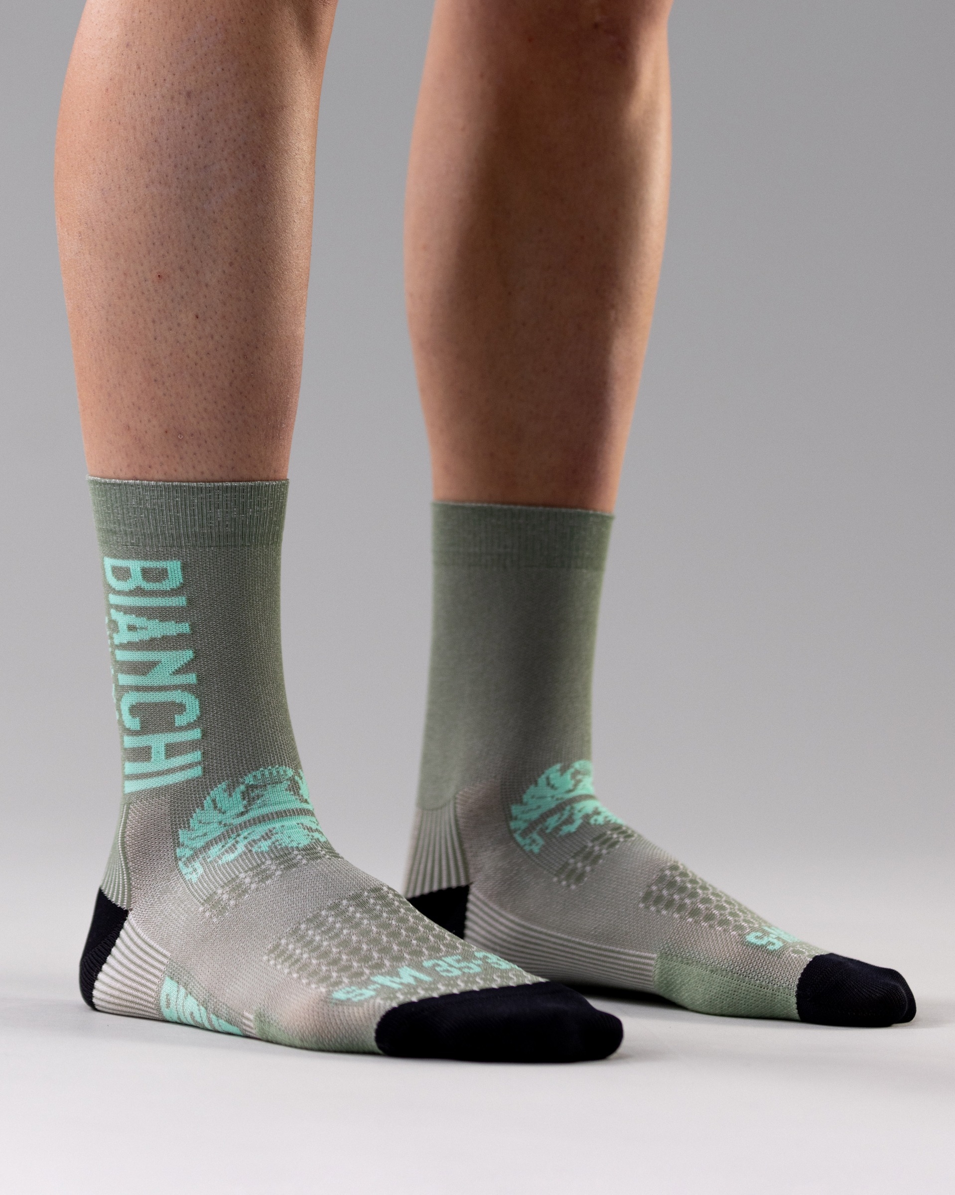 Ponožky Bianchi Milano MID SOCK salvia L/XL
