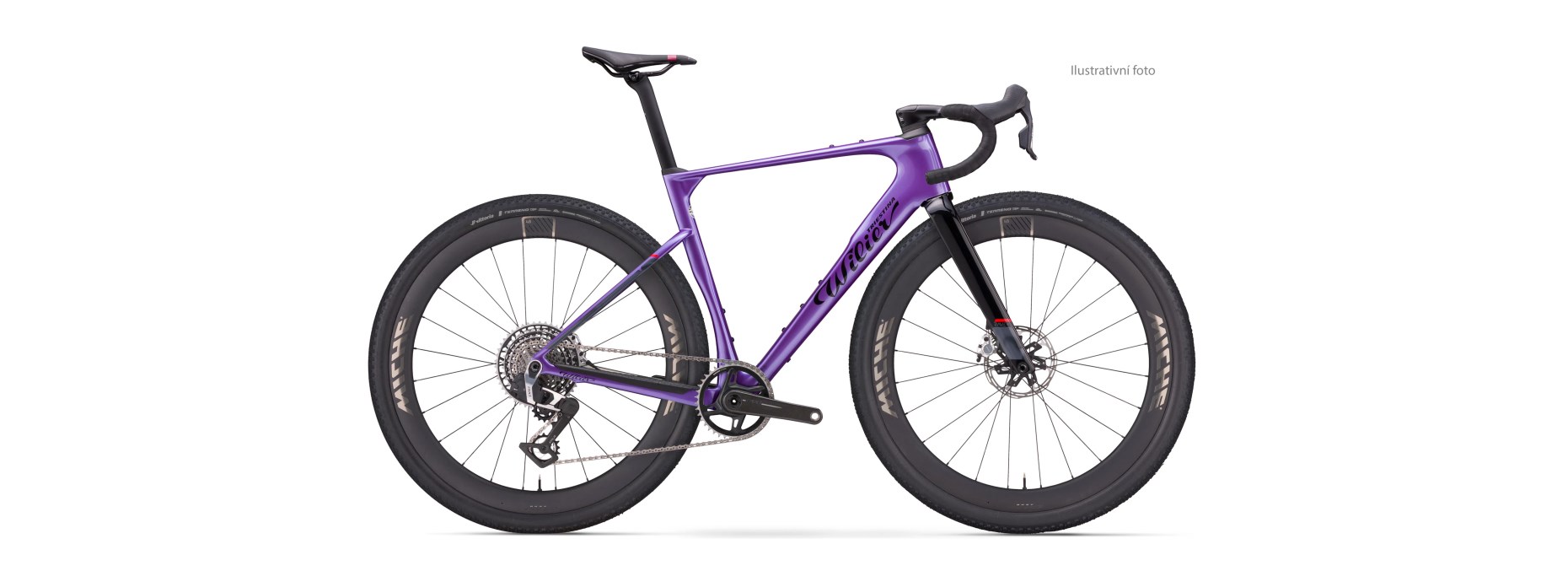 Wilier RAVE ID2 SRAM RIVAL XPLR AXS E1 1x13S MICHE GRAFF XL Neon Purple