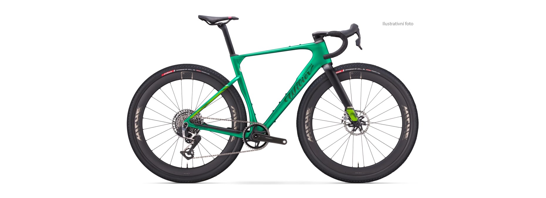 Wilier RAVE ID2 SRAM RIVAL XPLR AXS E1 1x13S MICHE GRAFF XL Pixel Green