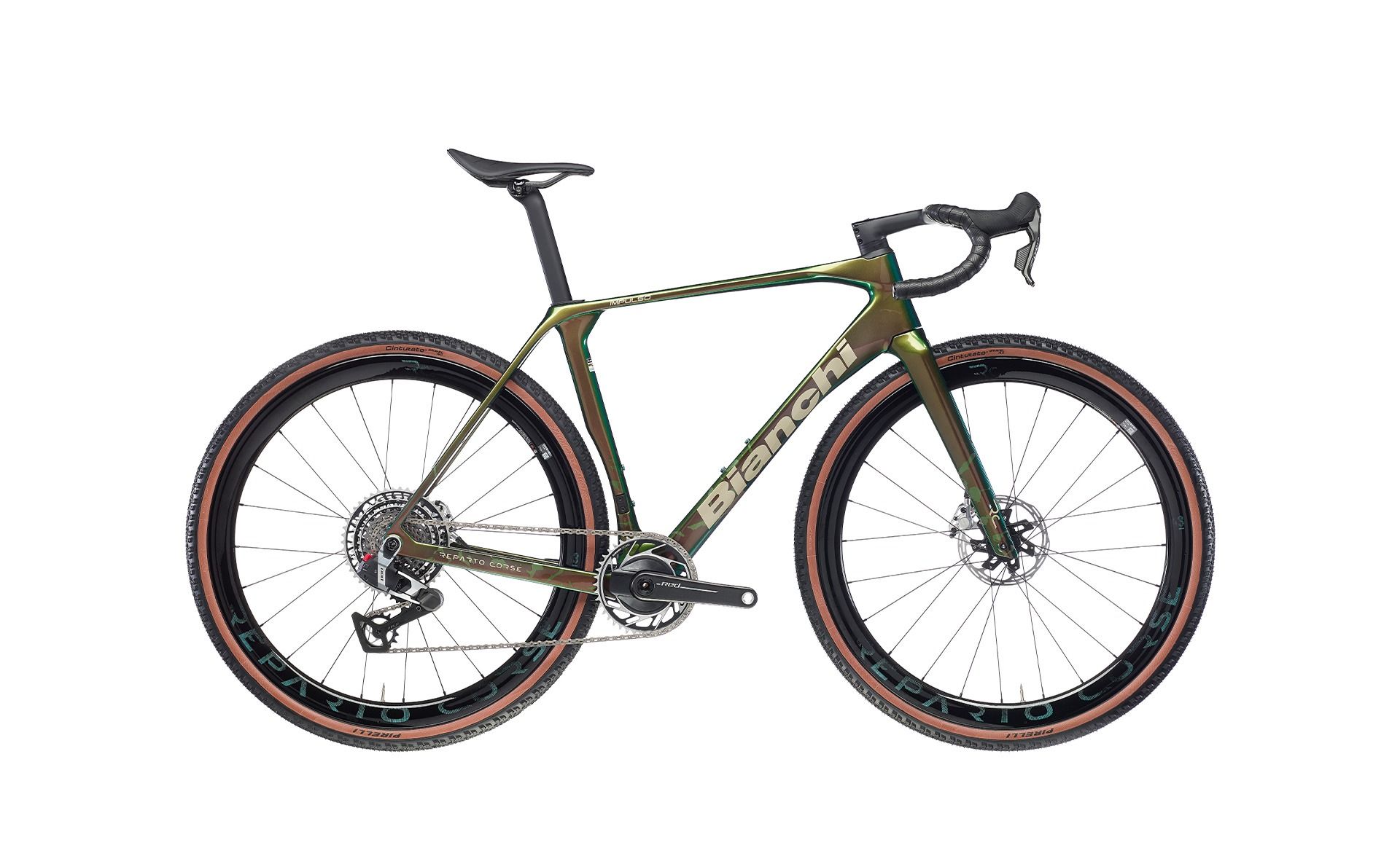 Bianchi Impulso RC SRAM RED XLPR 1X13 DISC Raudibotn camo / Sand Full Glossy