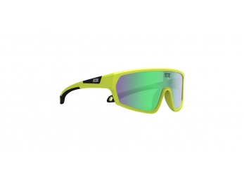 Brýle dětské NEON RAPTOR, rámeček YELLOW FLUO, skla MIRROR GREEN CAT 3