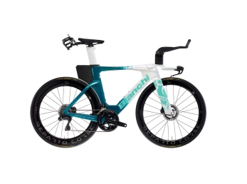 Bianchi Aquila RC Sram Rival AXS E1, White Petrol Green Mint 2026