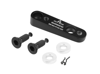 Adaptér zadní SHIMANO FLAT/FLAT 160mm, černý
