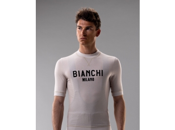 Bianchi letní dres - Lifestyle Gravel - béžová XL